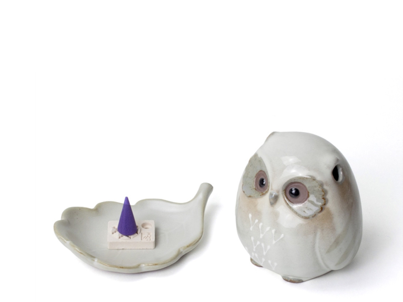 Shoyeido Incense Burner Small Owl